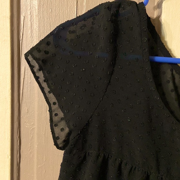 Black blouse with ruffles - Picture 2 of 7